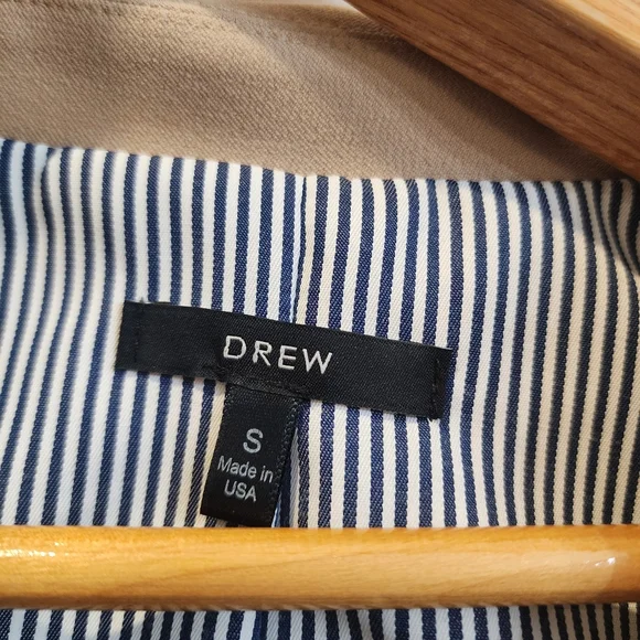 DREW Tai-ribbon Blazer in Khaki Size Small Contemporary Career Work Camel - Picture 9 of 16